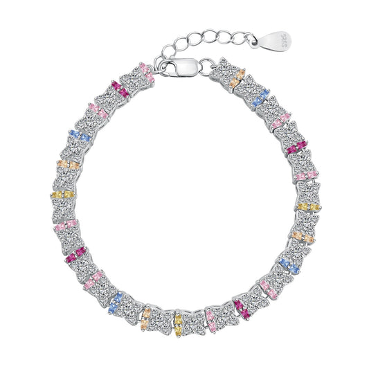 [Kismet Jewels ]Unique Colorful Flower Shape Daily Bracelet