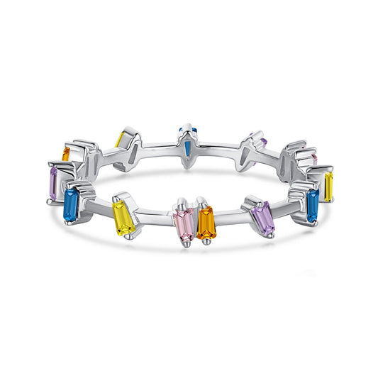 [Kismet Jewels ]Unique Trapezoid Cut Daily Ring