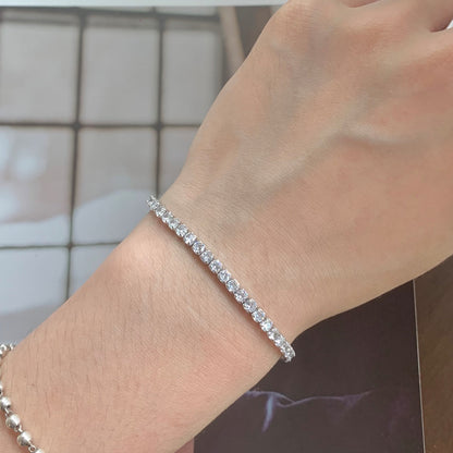[Kismet Jewels ]Sparkling Round Cut Daily Bracelet
