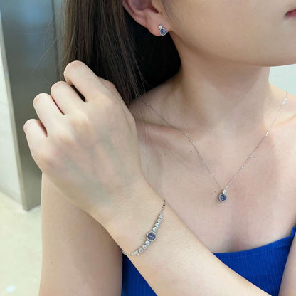 [Kismet Jewels ]Luxurious Heart Of The Ocean Bracelet