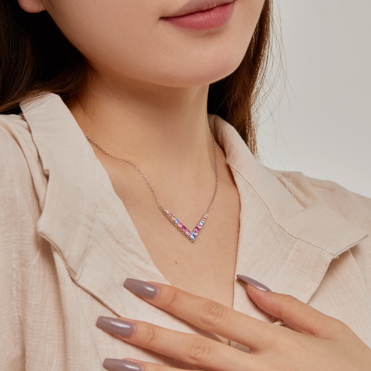 [Kismet Jewels ]Ornate Round Cut Necklace