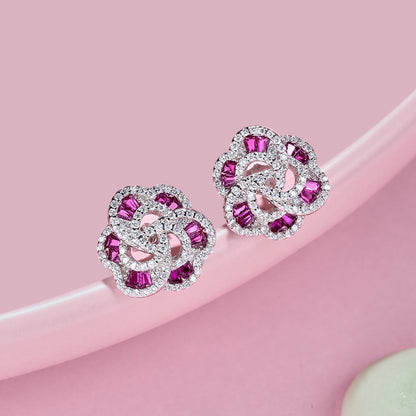 [Kismet Jewels ]Exquisite Flower Shape Daily Earrings