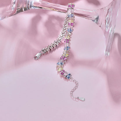 [Kismet Jewels ]Sparkling Exquisite Multi Cut Party Bracelet