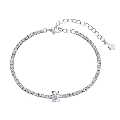 [Kismet Jewels ]0.75 Carat Exquisite Oval Cut Daily Bracelet
