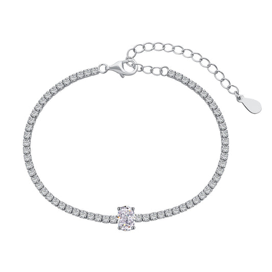 [Kismet Jewels ]0.75 Carat Exquisite Oval Cut Daily Bracelet