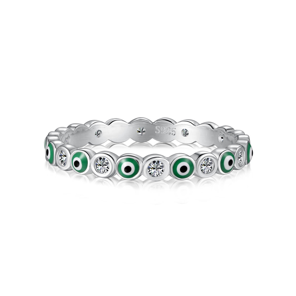 [Kismet Jewels ]Sparkling Vibrant Round Shape Daily Ring