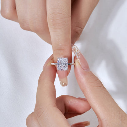 [Kismet Jewels ]4.0 Carat Ornate Enchanting Radiand Cut Banquet Ring