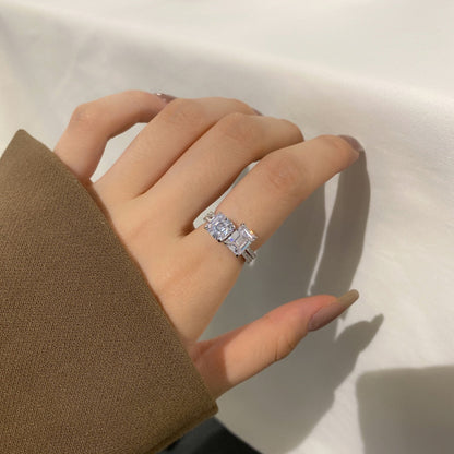 [Kismet Jewels ]2.0 Carat Scintillating Ornate Radiant Cut Party Ring