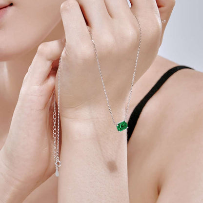 [Kismet Jewels ]Luxurious Square Shape Colorful Necalack