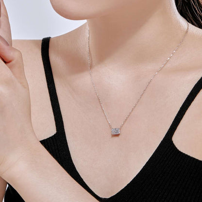 [Kismet Jewels ]Luxurious Square Shape Colorful Necalack