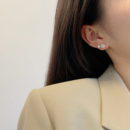[Kismet Jewels ]Double Heart-Shape Classic Princess Style Earrings