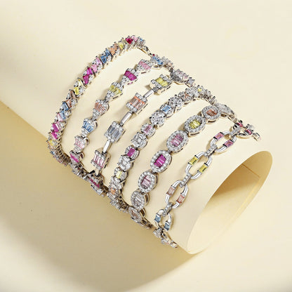 [Kismet Jewels ]Radiant Water Drop Shape Daily Bracelet