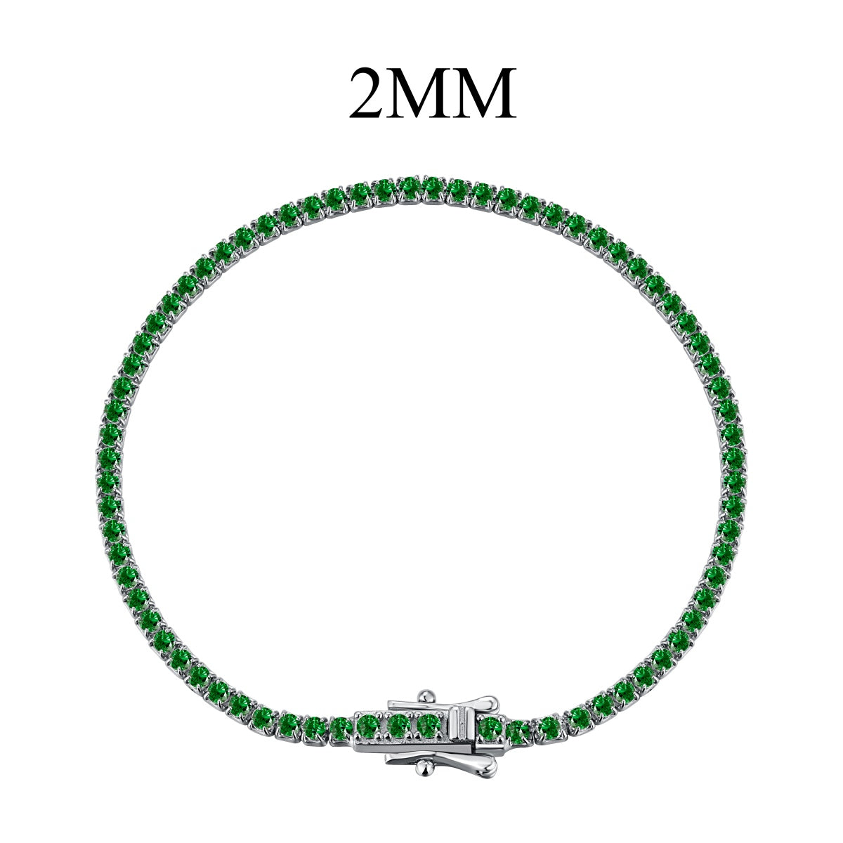 [Kismet Jewels ]Radiant Colorful Round Cut Party Bracelet