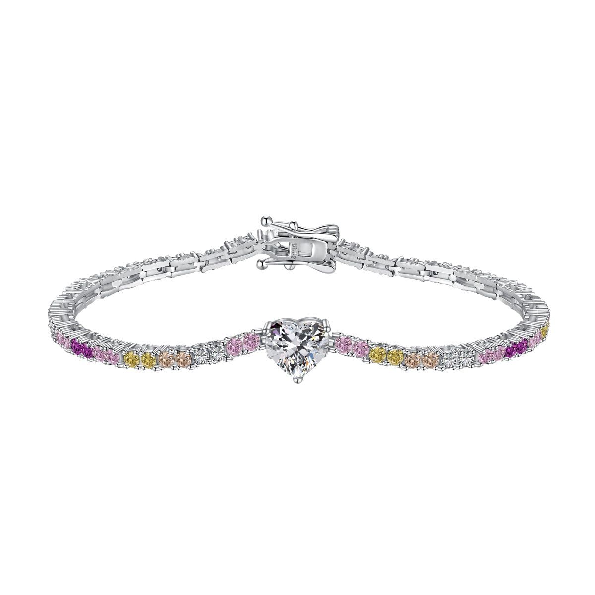 [Kismet Jewels ]Delicate Romantic Heart Shape Lover Bracelet