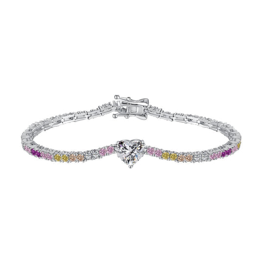 [Kismet Jewels ]Delicate Romantic Heart Shape Lover Bracelet