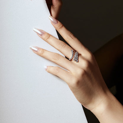[Kismet Jewels ]Unique Vivid Snake Shape Daily Ring