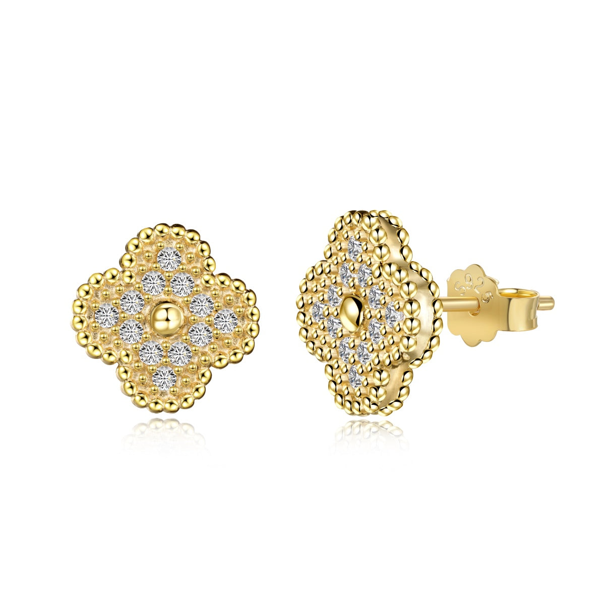 [Kismet Jewels ]Four Leaf Clover Fashion Earrings
