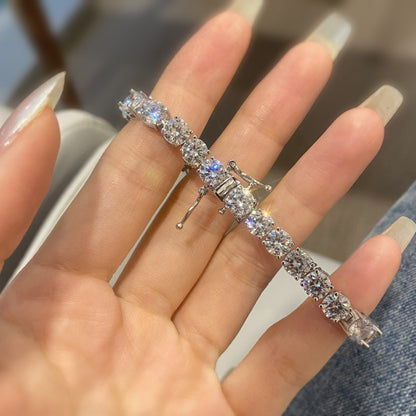 [Kismet Jewels ]0.75 Carat Dazzling Round Cut Wedding Bracelet