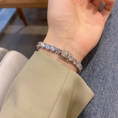 [Kismet Jewels ]0.75 Carat Dazzling Round Cut Wedding Bracelet