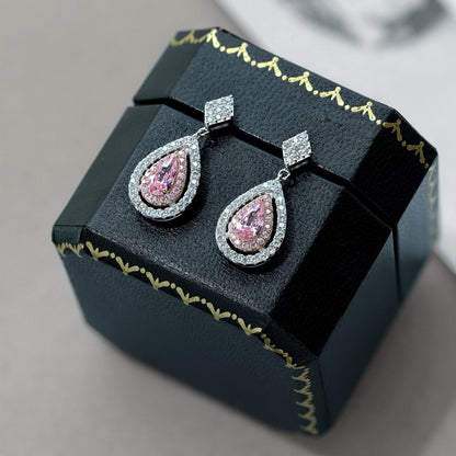 [Kismet Jewels ]Ornate Delicate Water Drop Shape Banquet Earrings