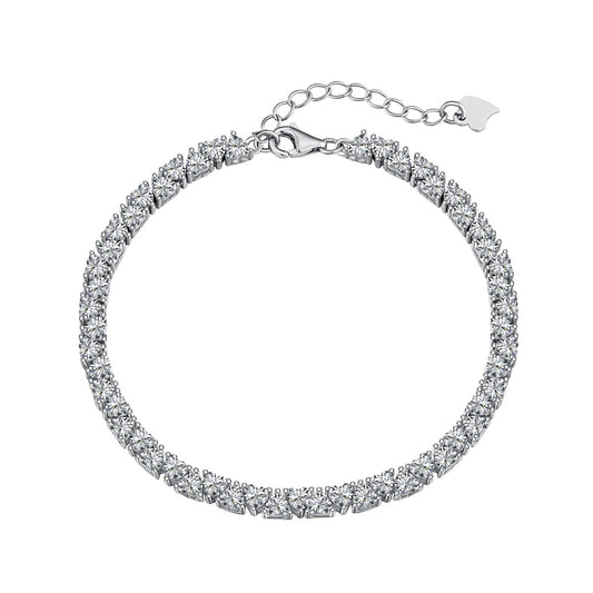 [Kismet Jewels ]Dazzling Romantic Heart Shape Lover Bracelet