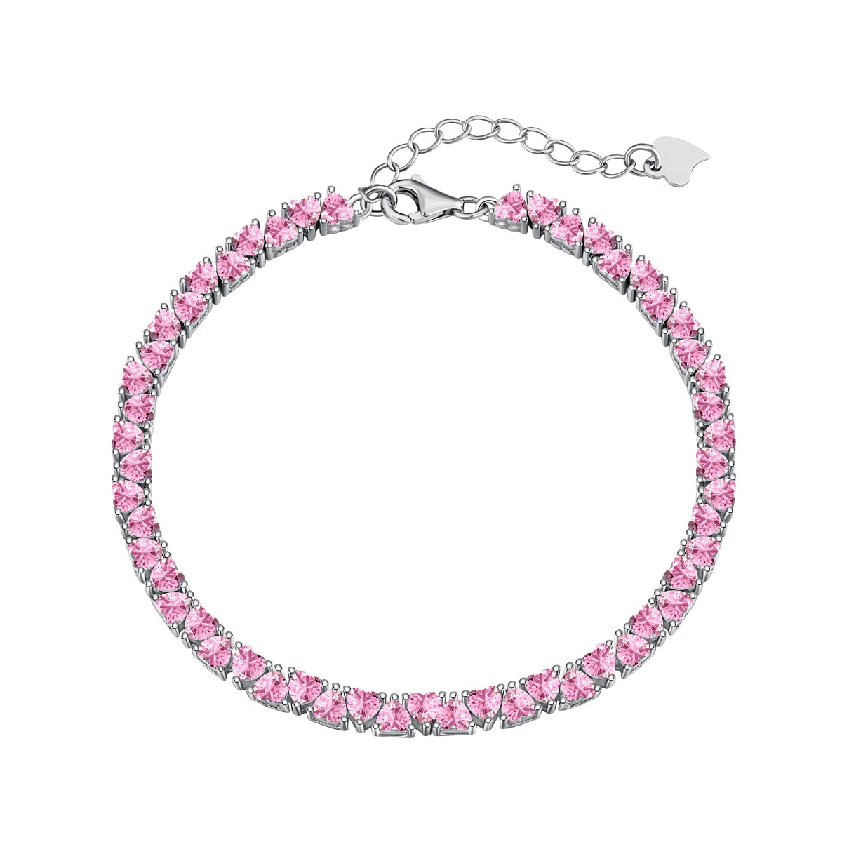 [Kismet Jewels ]Dazzling Romantic Heart Shape Lover Bracelet