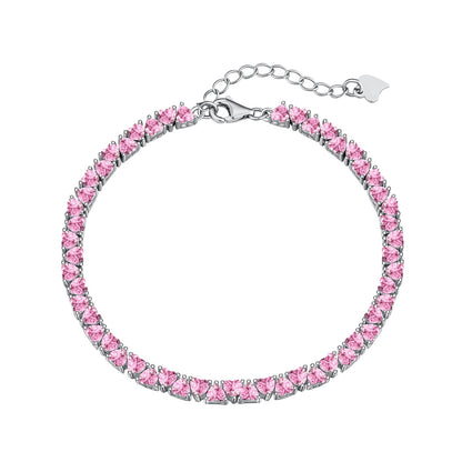 [Kismet Jewels ]Dazzling Romantic Heart Shape Lover Bracelet