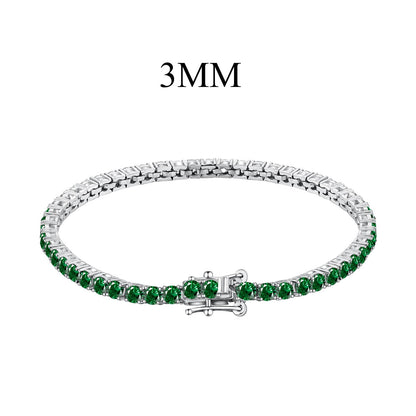 [Kismet Jewels ]Radiant Colorful Round Cut Party Bracelet