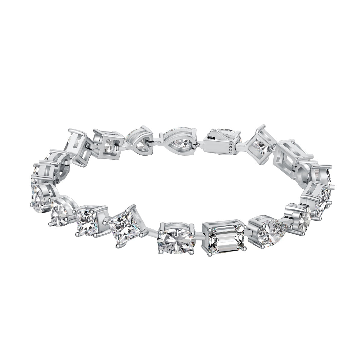 [Kismet Jewels ]Unique Exquisite Multi Cut Daily Bracelet