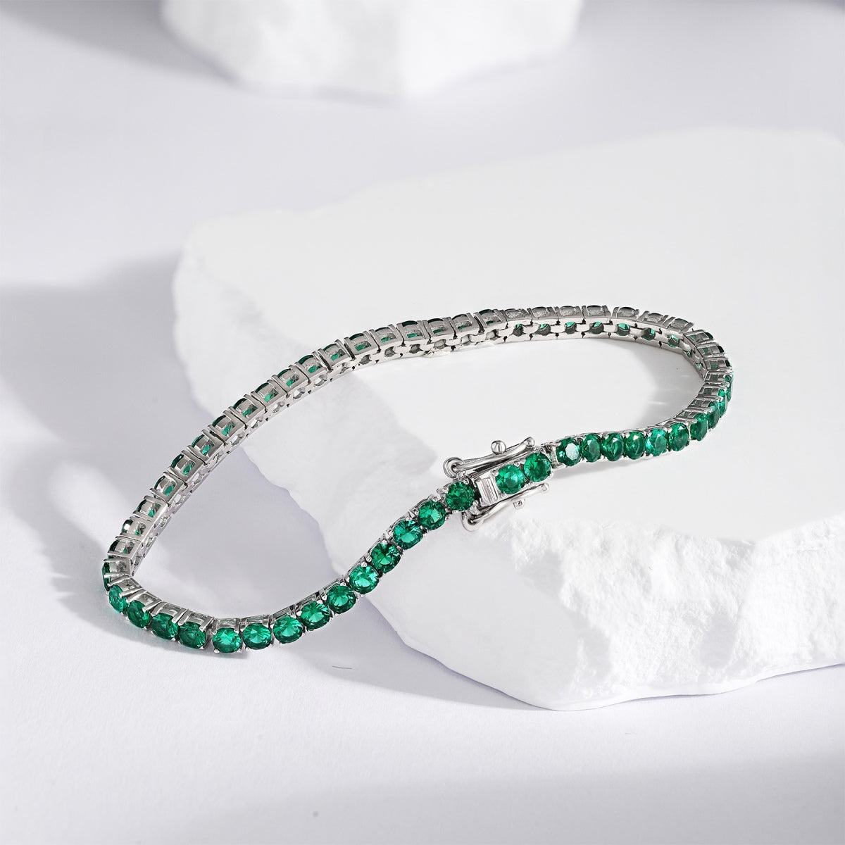 [Kismet Jewels ]Radiant Colorful Round Cut Party Bracelet
