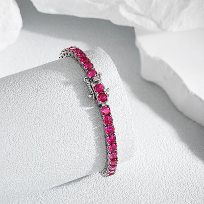 [Kismet Jewels ]Radiant Colorful Round Cut Party Bracelet