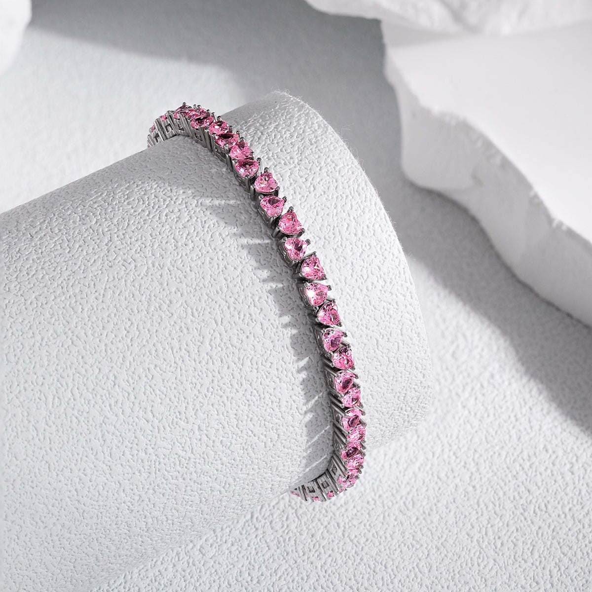 [Kismet Jewels ]Dazzling Romantic Heart Shape Lover Bracelet