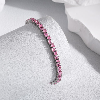[Kismet Jewels ]Dazzling Romantic Heart Shape Lover Bracelet