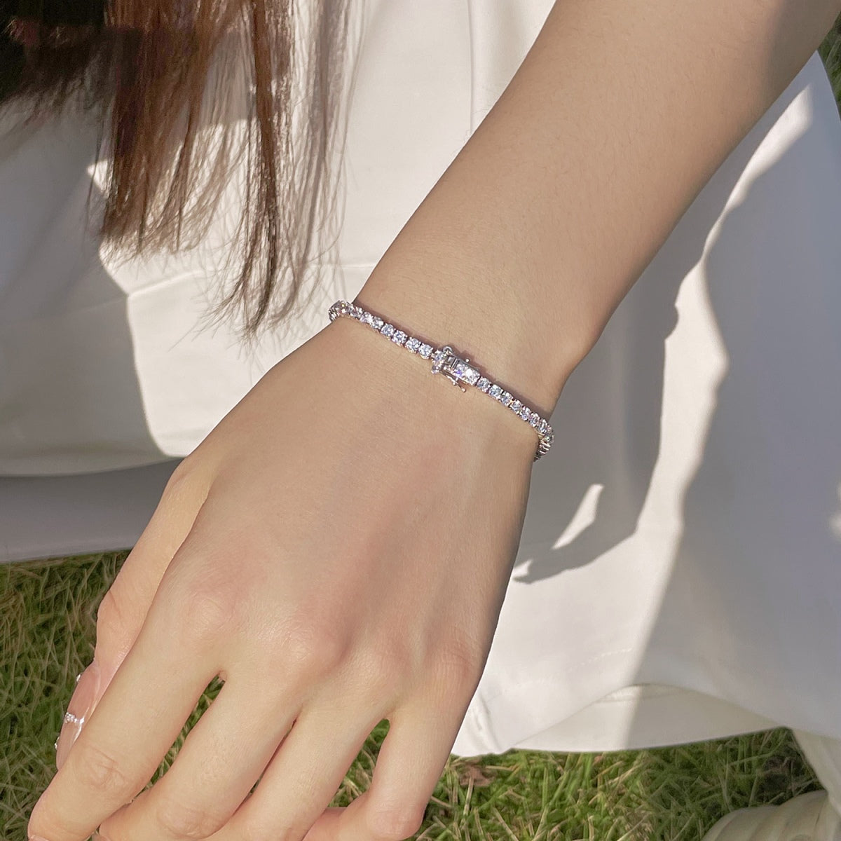 [Kismet Jewels ]Radiant Colorful Round Cut Party Bracelet