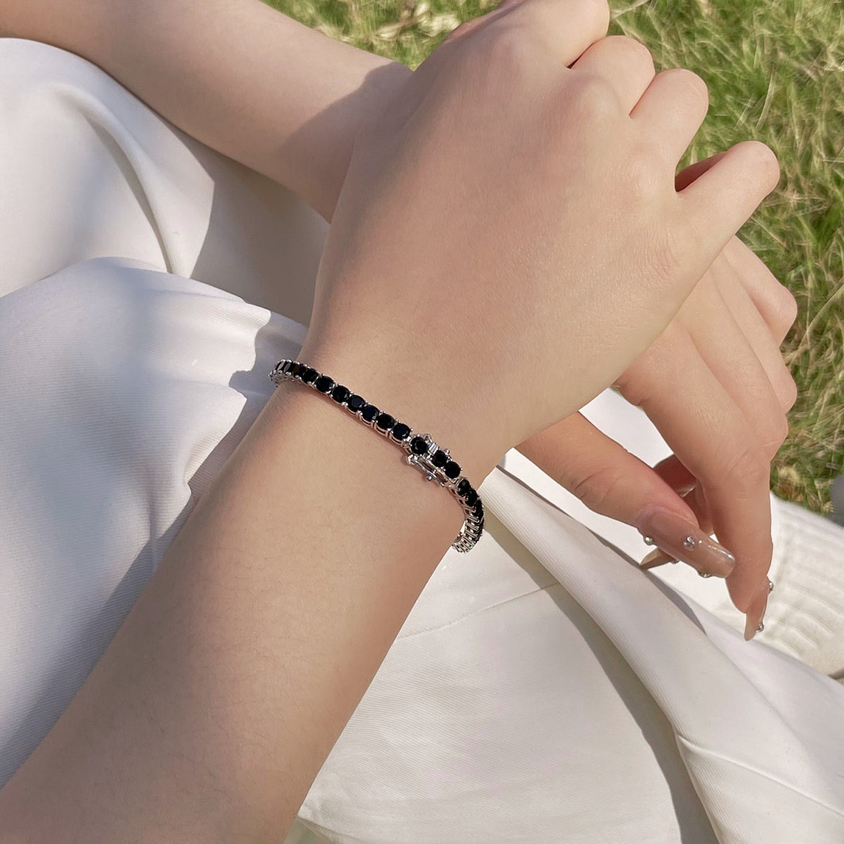 [Kismet Jewels ]Radiant Colorful Round Cut Party Bracelet