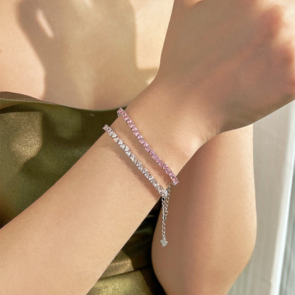 [Kismet Jewels ]Dazzling Romantic Heart Shape Lover Bracelet