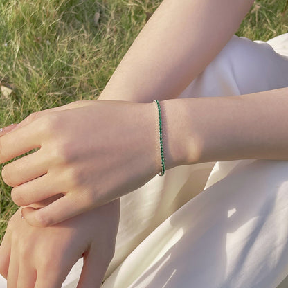 [Kismet Jewels ]Radiant Colorful Round Cut Party Bracelet