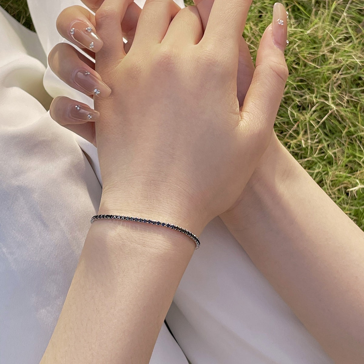 [Kismet Jewels ]Radiant Colorful Round Cut Party Bracelet
