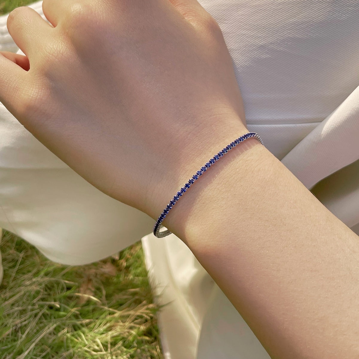 [Kismet Jewels ]Radiant Colorful Round Cut Party Bracelet