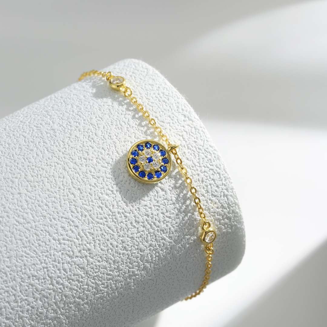[Kismet Jewels ]Devil's Eye Round Shape Bracelet