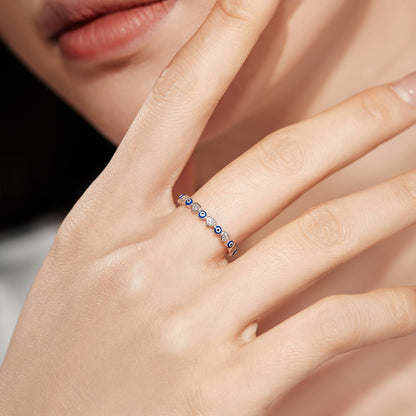 [Kismet Jewels ]Radiant Colorful Round Shape Daily Ring