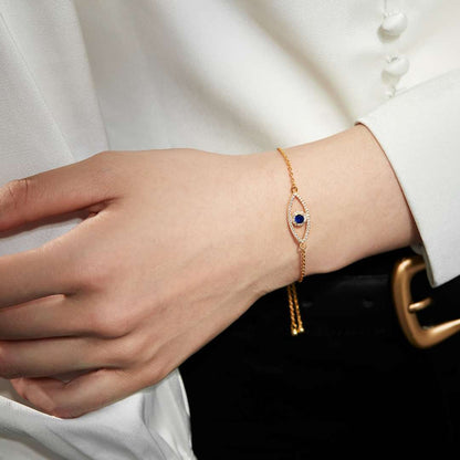 [Kismet Jewels ]Devil's Eye Hollow Design Bracelet