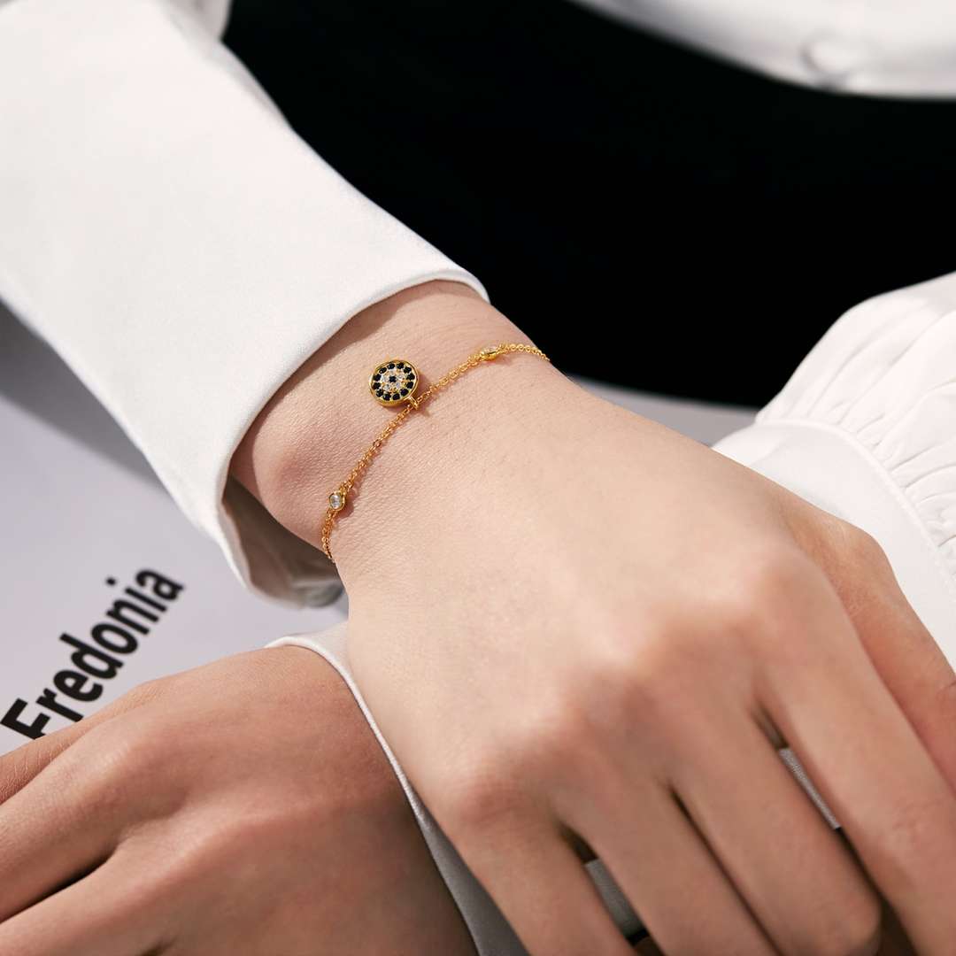 [Kismet Jewels ]Devil's Eye Round Shape Bracelet