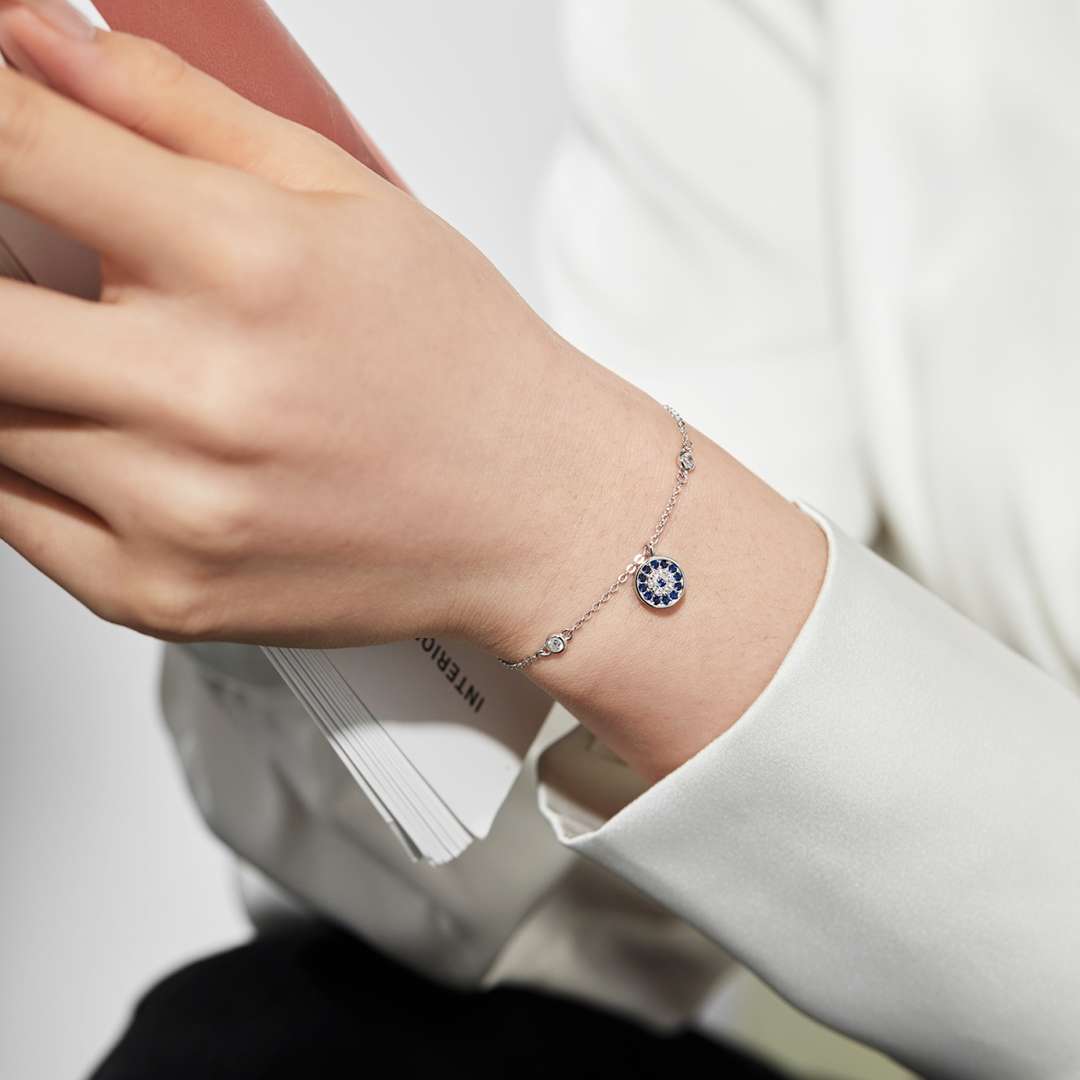 [Kismet Jewels ]Devil's Eye Round Shape Bracelet