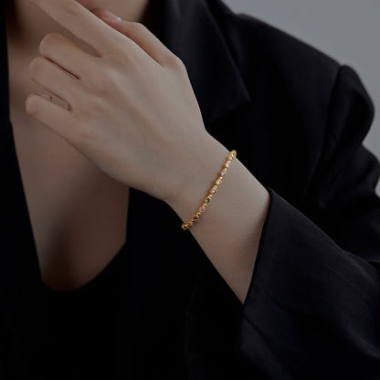 [Kismet Jewels ]Sparkling Exquisite Round Cut Party Bracelet