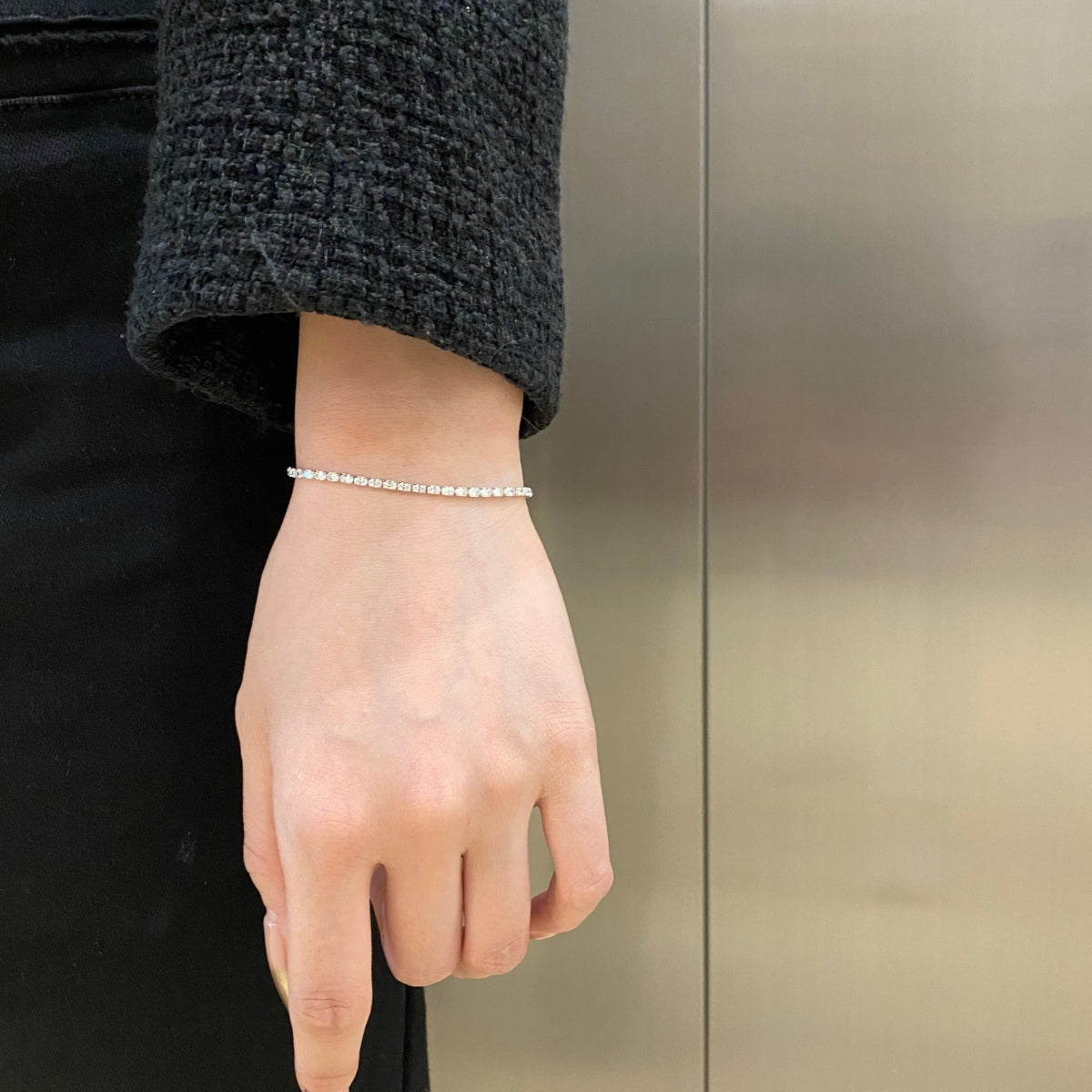 [Kismet Jewels ]Elegant Emerald Cut Daily Bracelet