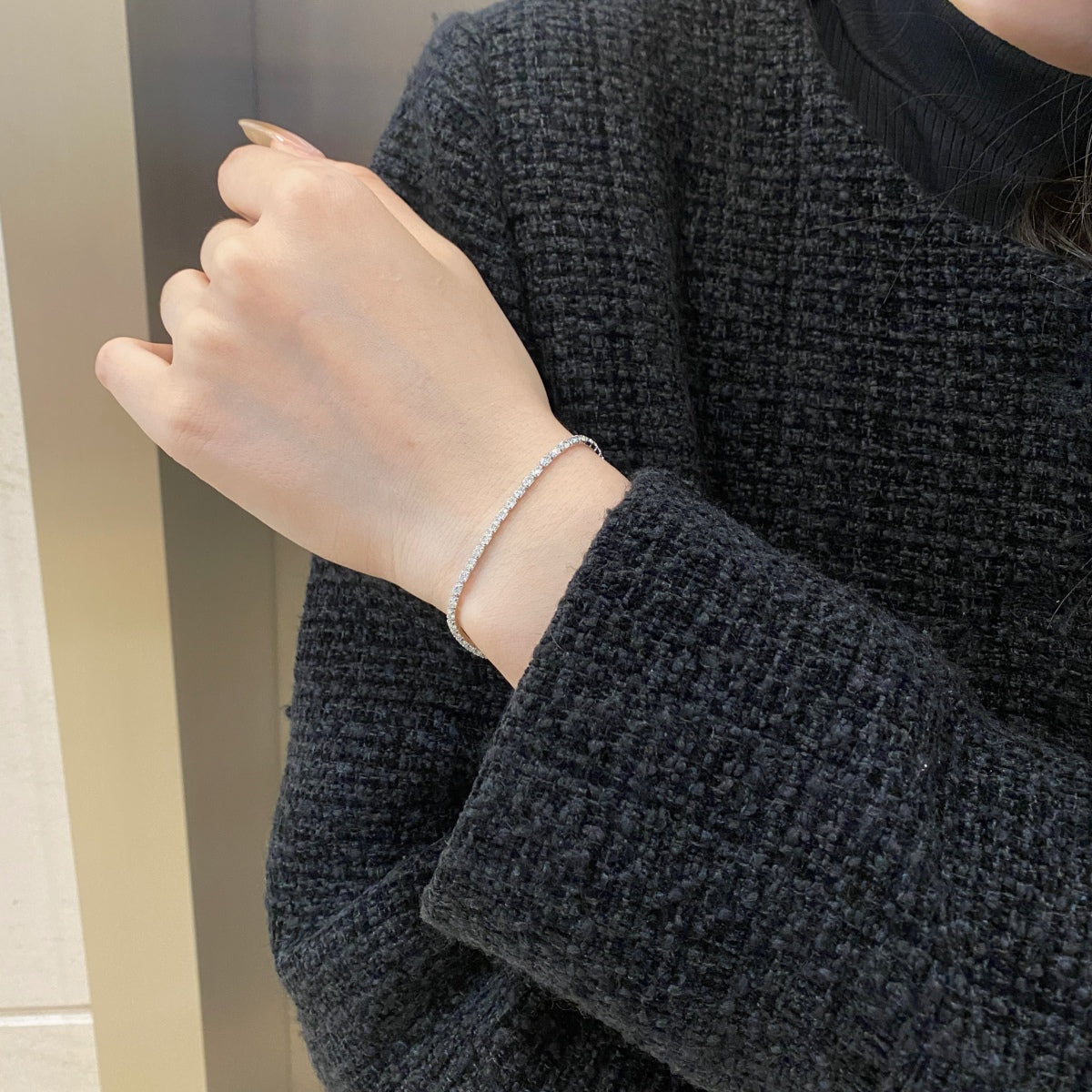 [Kismet Jewels ]Elegant Emerald Cut Daily Bracelet