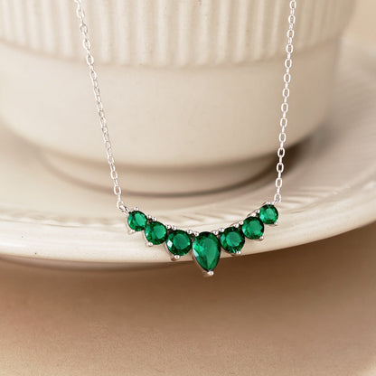 [Kismet Jewels ]Dainty Colorful Heart Necklace