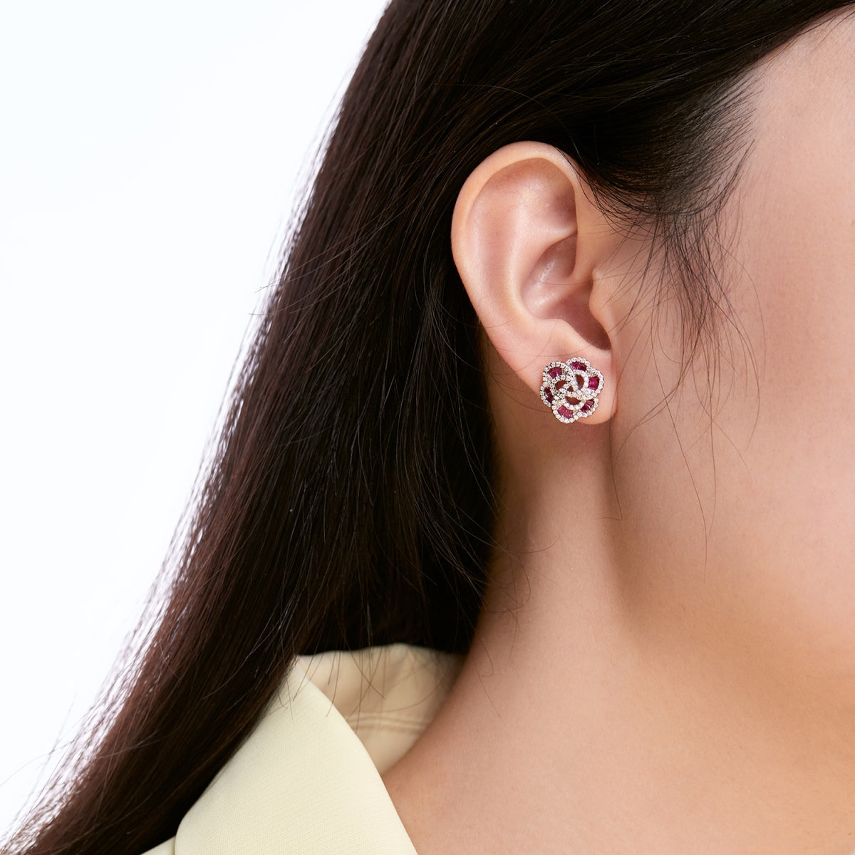 [Kismet Jewels ]Exquisite Flower Shape Daily Earrings