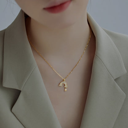 [Kismet Jewels ]Unique Rainbow Star Necklace